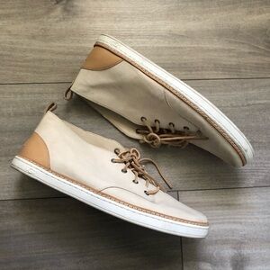 Ugg Kallisto Beige Crème Nubuck Leather Sneaker Booties 12